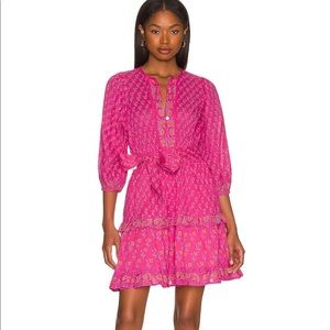 Cleobella Demi Mini dress in Ditzy Mix Block Print
